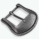 Tolongland Western Belt Buckle - 1.5" Retro Cowboy Replacement Belt Buckle for Men & Women