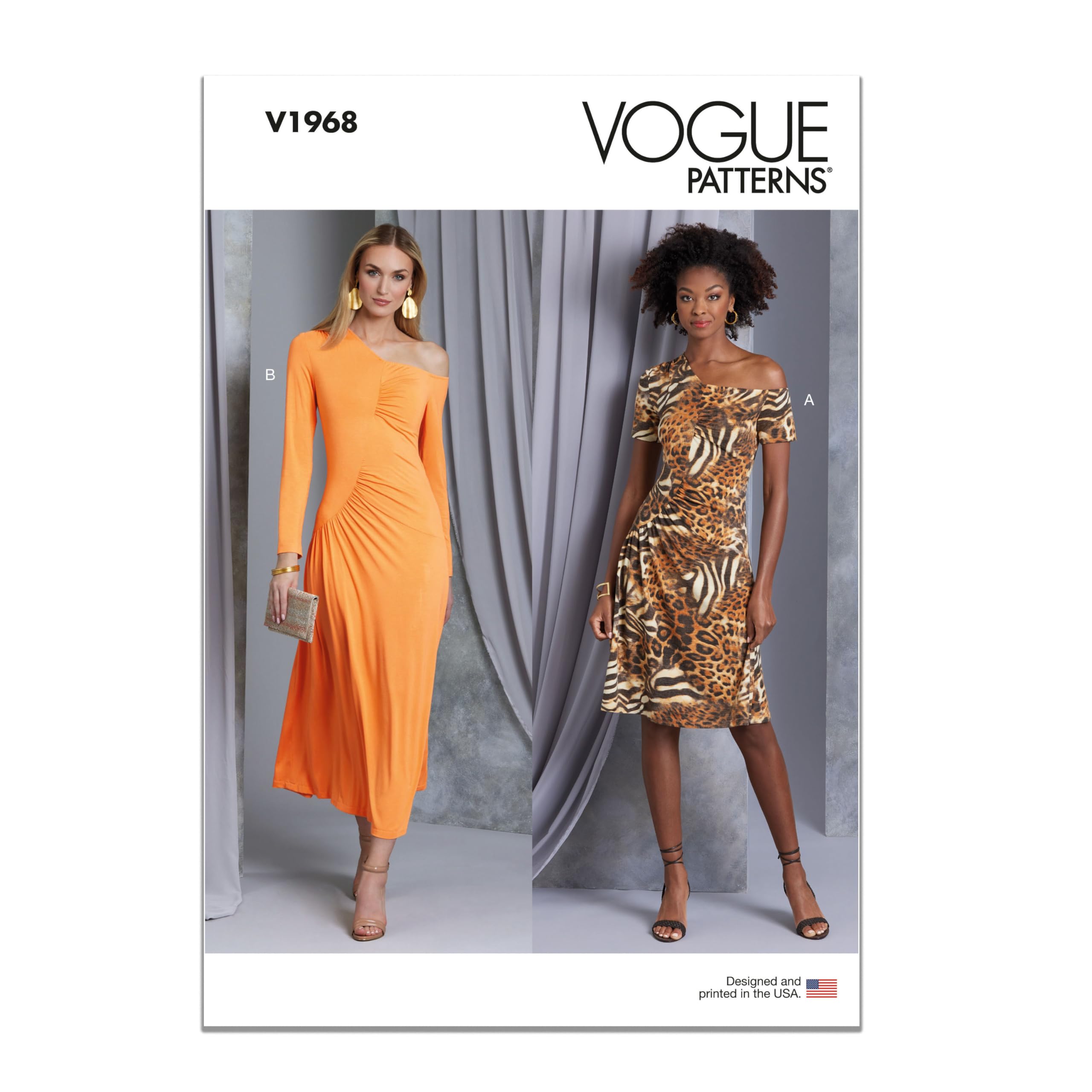 Vogue V1968Y5 Misses' Knit Dresses Y5 (18-20-22-24-26)