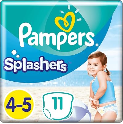 Pampers Splashers Disposable Swim Nappies Size 4-5 9-15 kg 11 Nappies