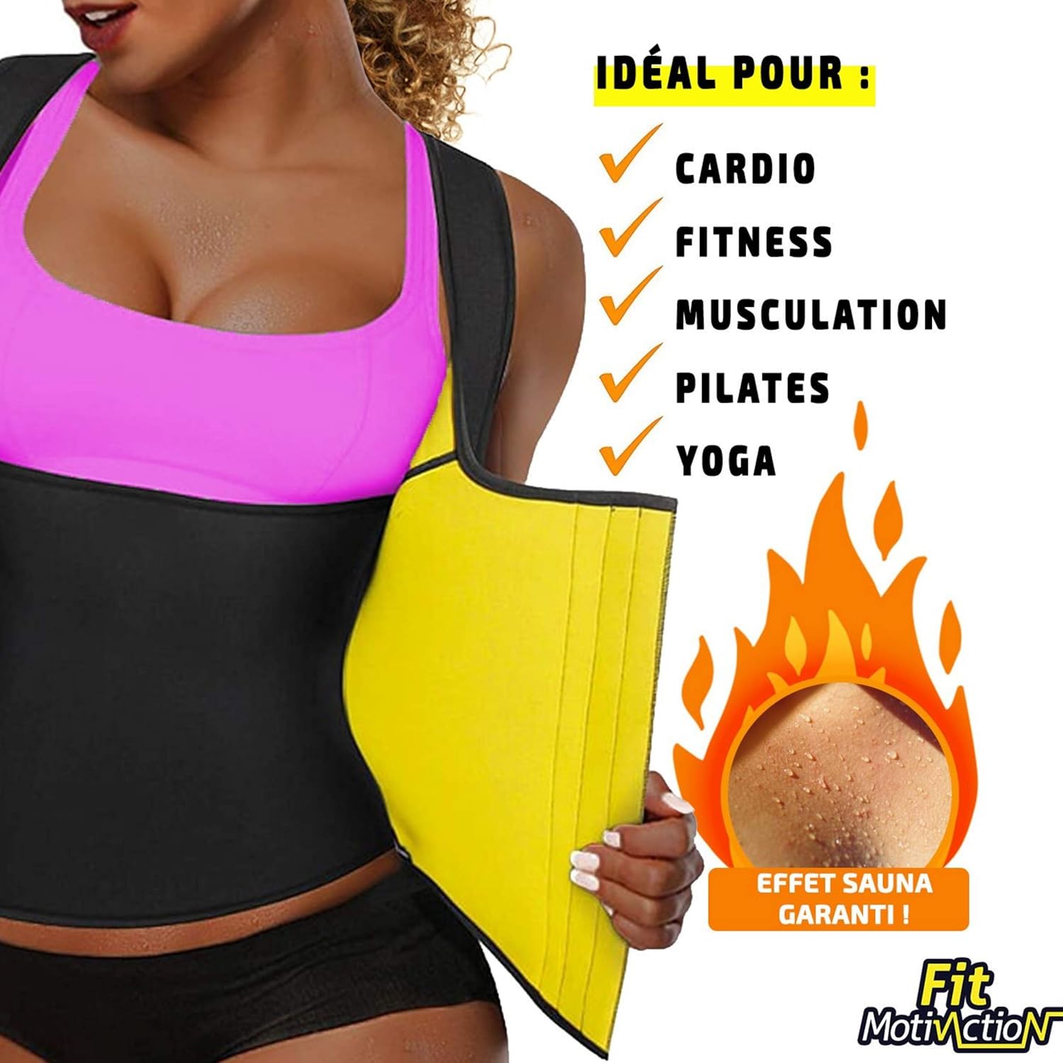 corset de sudation ventre plat