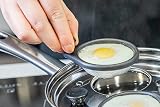 KitchenCraft Non Stick Egg Poacher Cup for Single Egg 7 cm Metal view 2