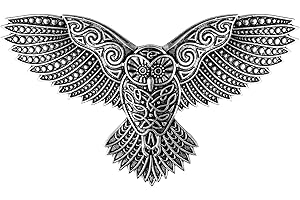 HAQUIL Vintage Antique Celtic Owl Hairpin Hair Stick Barrette Hair Accessory for Women