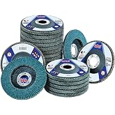 Sali 20 Pack Zirconia Flap Disc 40 Grit 4.5" x 7/8-Inch Sanding Disc Bevel Type #29 Premium and Industrial Grade Angle Grinder Grinding Wheel High Performance Edge Grinding