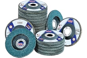 Sali 20 Pack Zirconia Flap Disc 40 Grit 4.5" x 7/8-Inch Sanding Disc Bevel Type #29 Premium and Industrial Grade Angle Grinder Grinding Wheel High Performance Edge Grinding