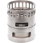 Evernew TI Stove DX Set | Evernew Titanium Alcohol Stove DX Set - Lightweight Backpacking Stove with Bi-Level Jet System and Multi-Fuel Compatibility