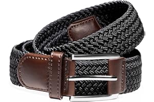 Airkit Golf Belts for Men, Mens Gifts Woven Braided Belts Mens Accessories for Golf Casual Pants Shirts Jeans