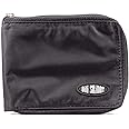 Big Skinny Men's Zippered Bi-Fold Slim Wallet, Holds Up to 25 Cards