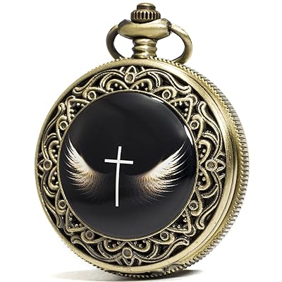 SEWOR Enamel Painting Pocket Watch with Leather Gift Ghana Ubuy