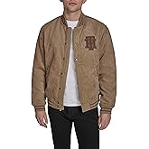 Tommy Hilfiger Men's Faux Suede Logo Varsity Bomber