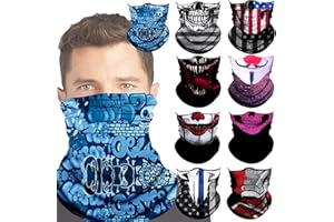GDLPENGRU Neck Gaiter Face Cover Gator Mask Bandana Scarf Neck Warmer Balaclava Headband Headwear Head Wrap for Outdoors