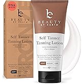 Tanning Lotion Self Tanner - USA Made with Natural and Organic Ingredients Non Toxic Sunless Browning Lotion, Best Gradual Ta