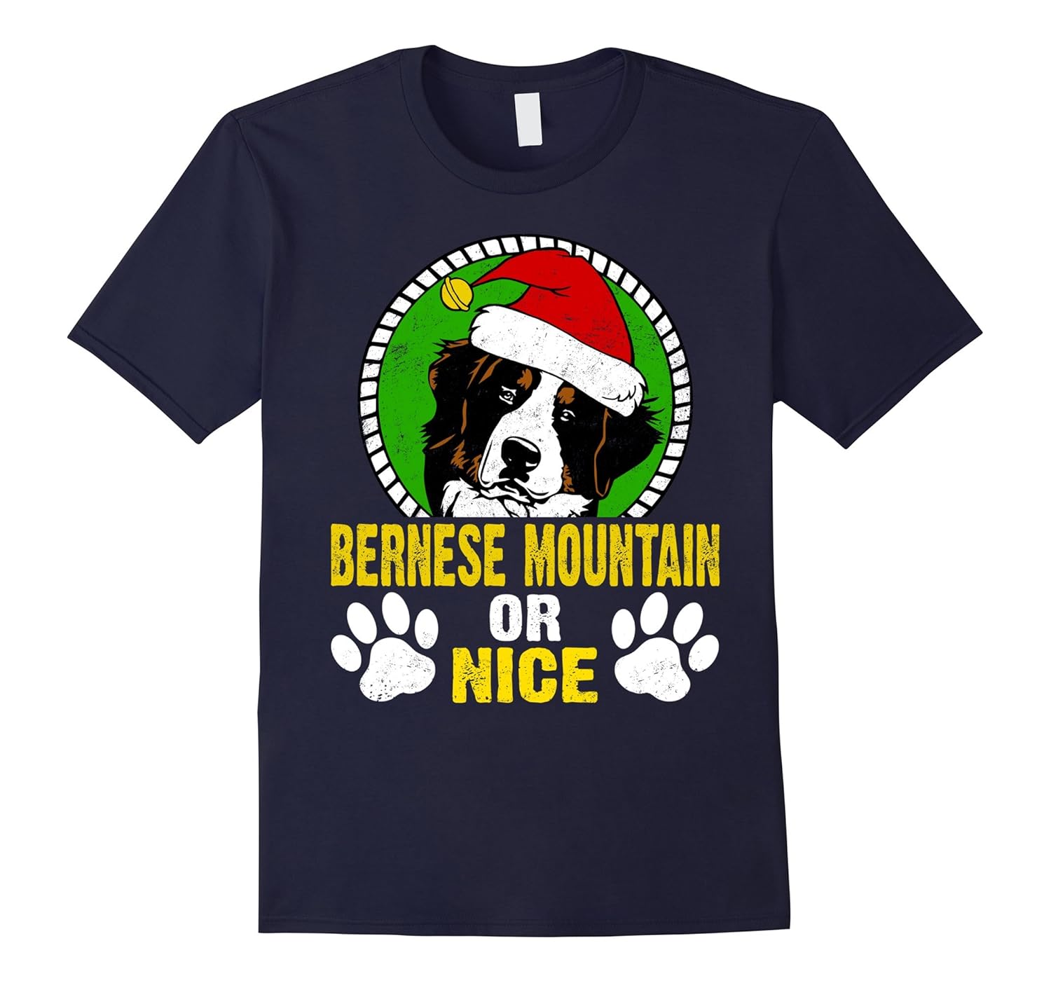 Bernese Mountain Or Nice Funny Dog Lovers Christmas T-Shirt-ANZ