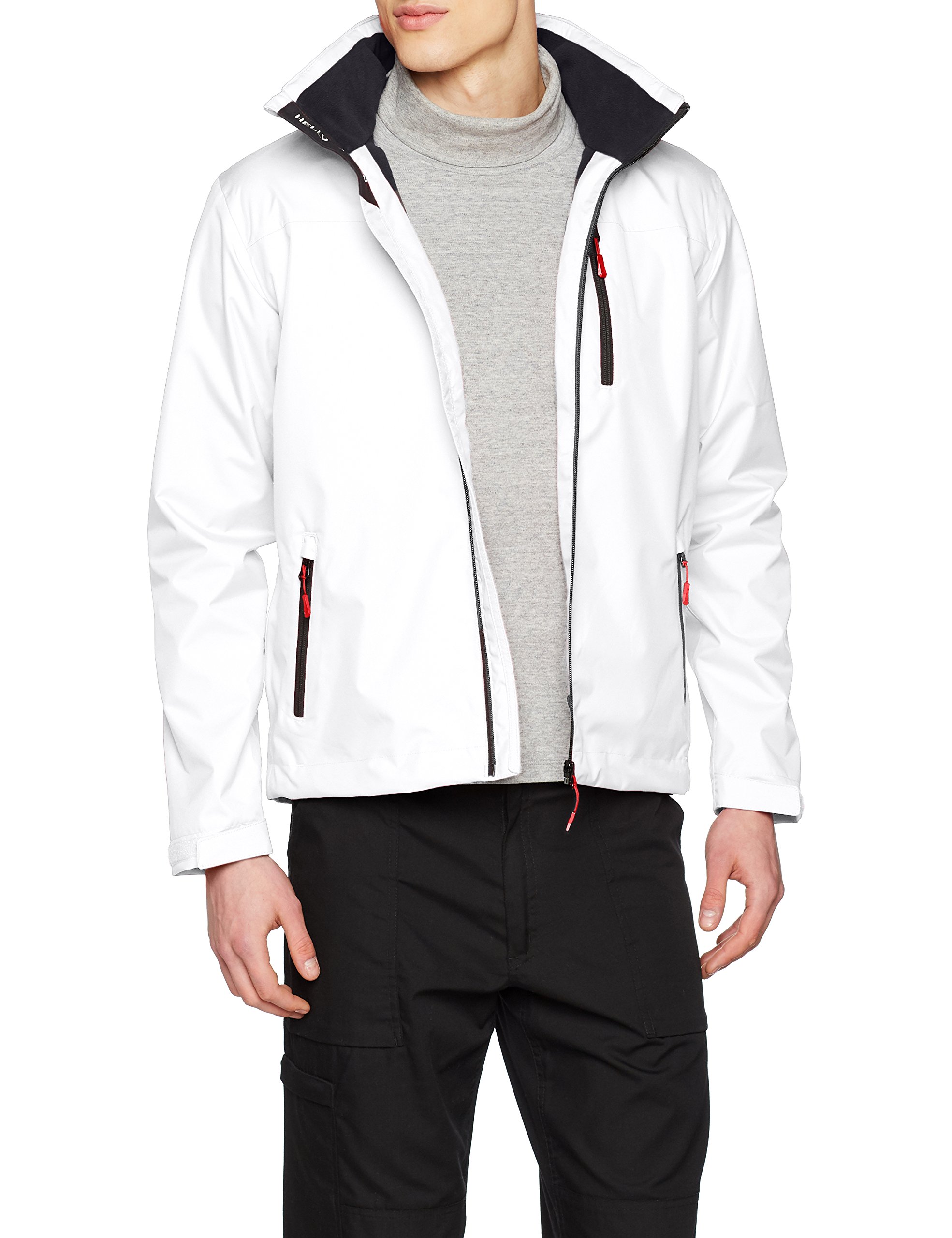 Helly Hansen Men's Crew Midlayer Fleece Lined Waterproof Windproof Breathable Sailing Rain Coat Helly Hansen Men's Crew Midlayer Fleece Lined Waterproof Windproof Breathable Sailing Rain Coat