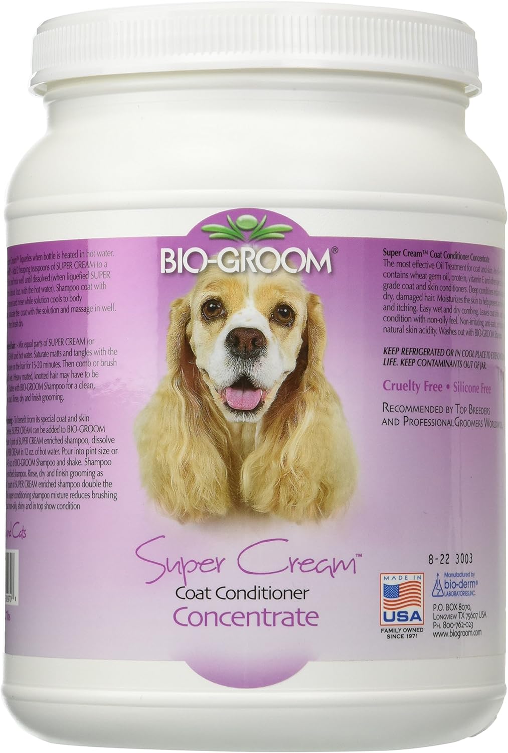 BioGroom SUPER CREAM Conditioner for Dogs 3.7 lb Amazon.co.uk Pet