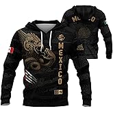 GritSon Mexico Hoodie For Men, Mexican Hoodie, Mexican Hoodies For Men, Sudadera De Mexico Para Hombre