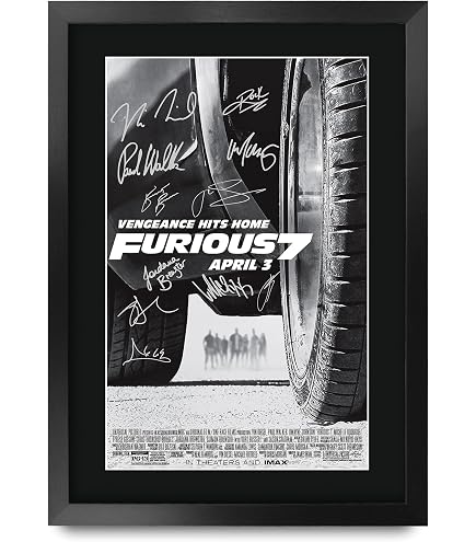 Amazon.com: FURIOUS 7 MOVIE POSTER 2 Sided ORIGINAL INTL Ver B