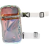 Holographic Thigh Bag | Leg Harness for Women | Outdoor Waist Pouch | Carnival Hiking Travel Fanny Pack with Extra Long Adjustable Straps | Plus Size