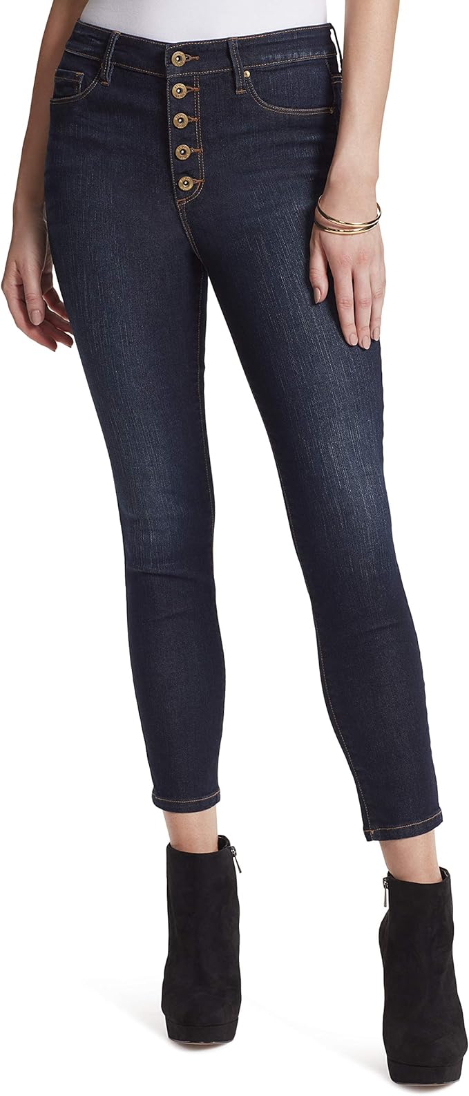 Jessica Simpson Women's Adored Curvy High Rise Ankle Skinny at Amazon Women's Jeans store