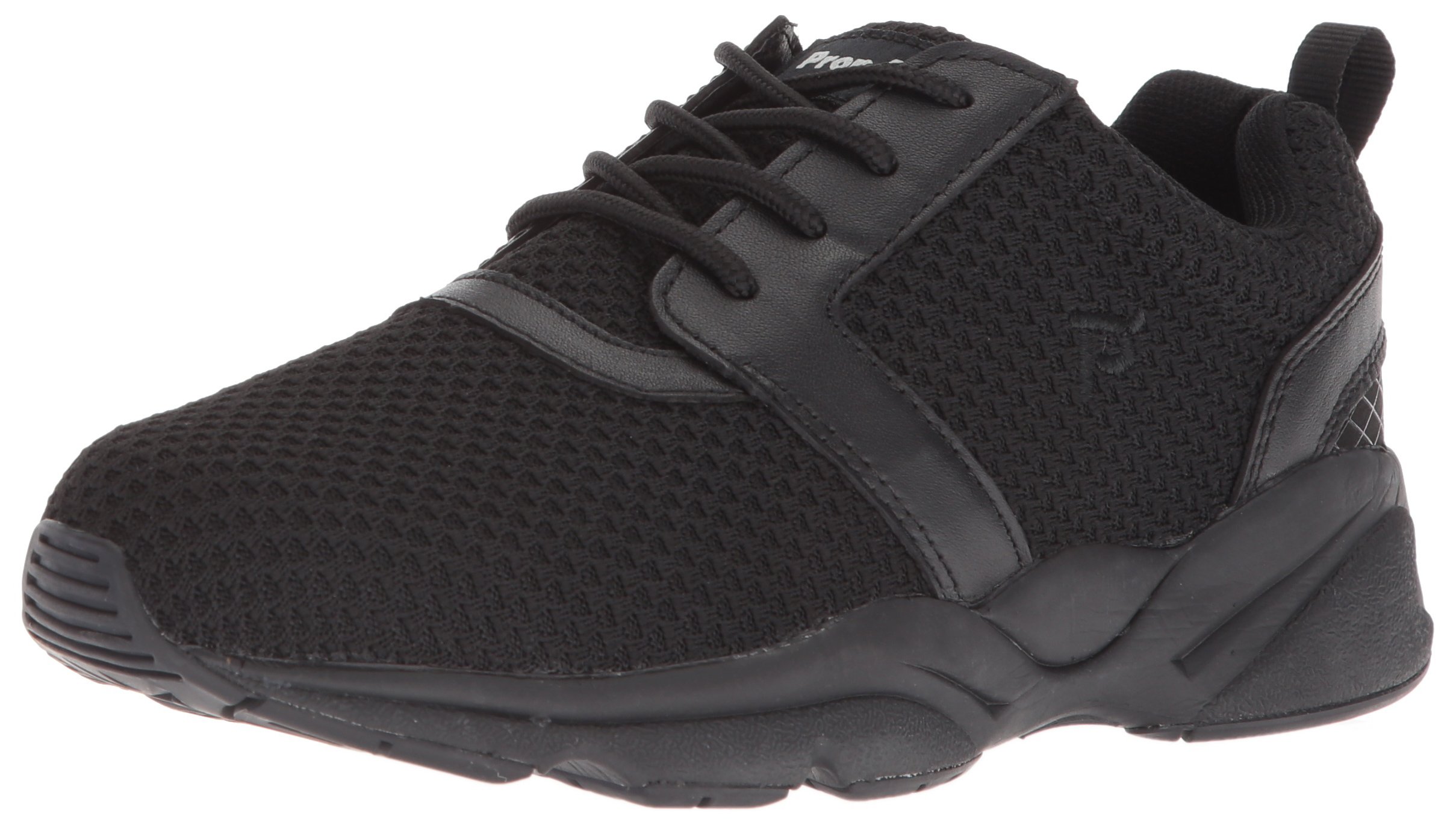 Propét Women’s Stability X Sneaker, Black, 7 XX-Wide