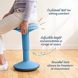 ECR4Kids Sitwell Wobble Stool with