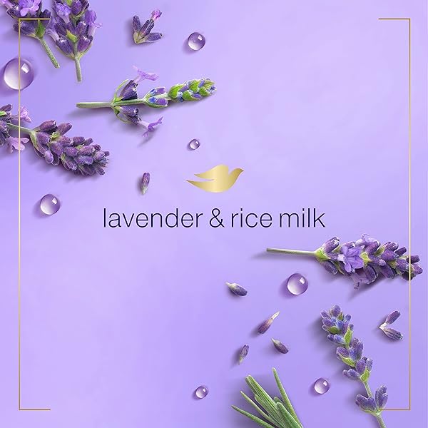 DOVE LAVENDER & RICE MILK PROTECTS SKIN FROM DRYNESS, FOAMING HAND WASH MORE MOISTURIZERS THAN THE LEADING ORDINARY HAND SOAP, 10.1 OZ