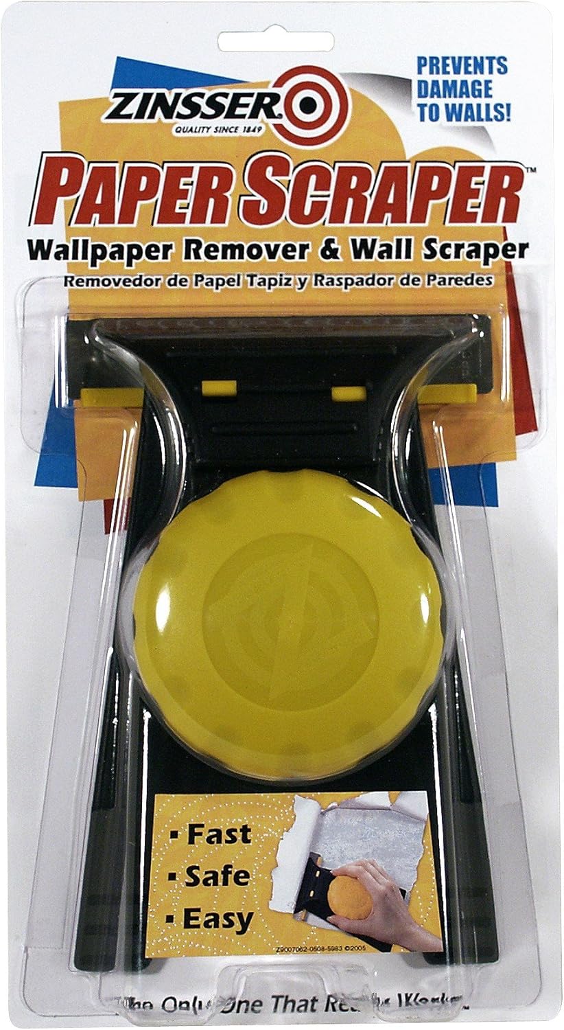 Zinsser Paper Scraper 4 12 In W Steel Fixed Wallpaper Remover Amazon Com