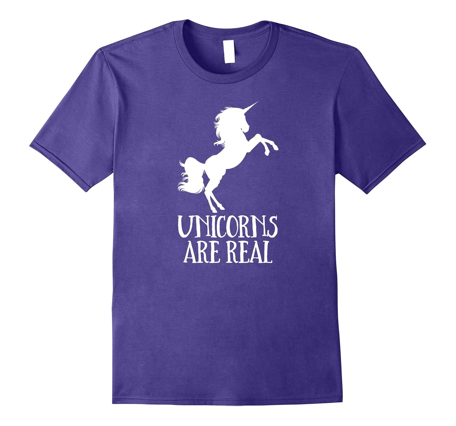 Unicorns Are Real Shirt - Awesome Cute Graphic Tee - White-ANZ