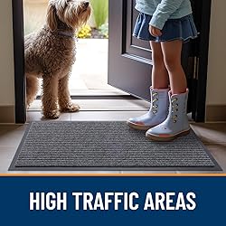 OLANLY Front Door Mat Indoor Outdoor