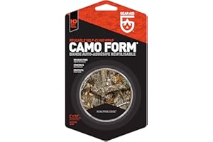 GEAR AID Camo Form Self-Cling and Reusable Fabric Camouflage Wrap, Adds Grip and Shield Hands from Hot or Cold Surfaces to Pr