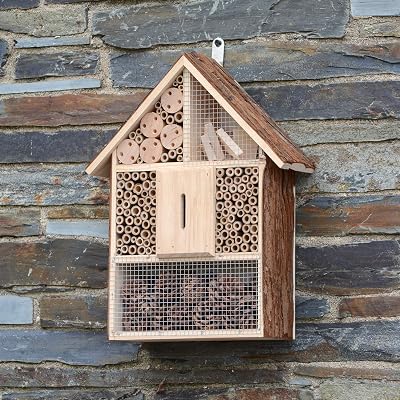 CKB LTD Large Natural Wood Bark Insect Bug Hotel for Bees & Ladybirds