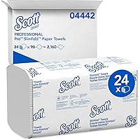 Scott Professional Pro Slimfold Folded Paper Towels, Bulk (04442), Absorbency Pockets, White, for Compatible Kimberly-Clark P