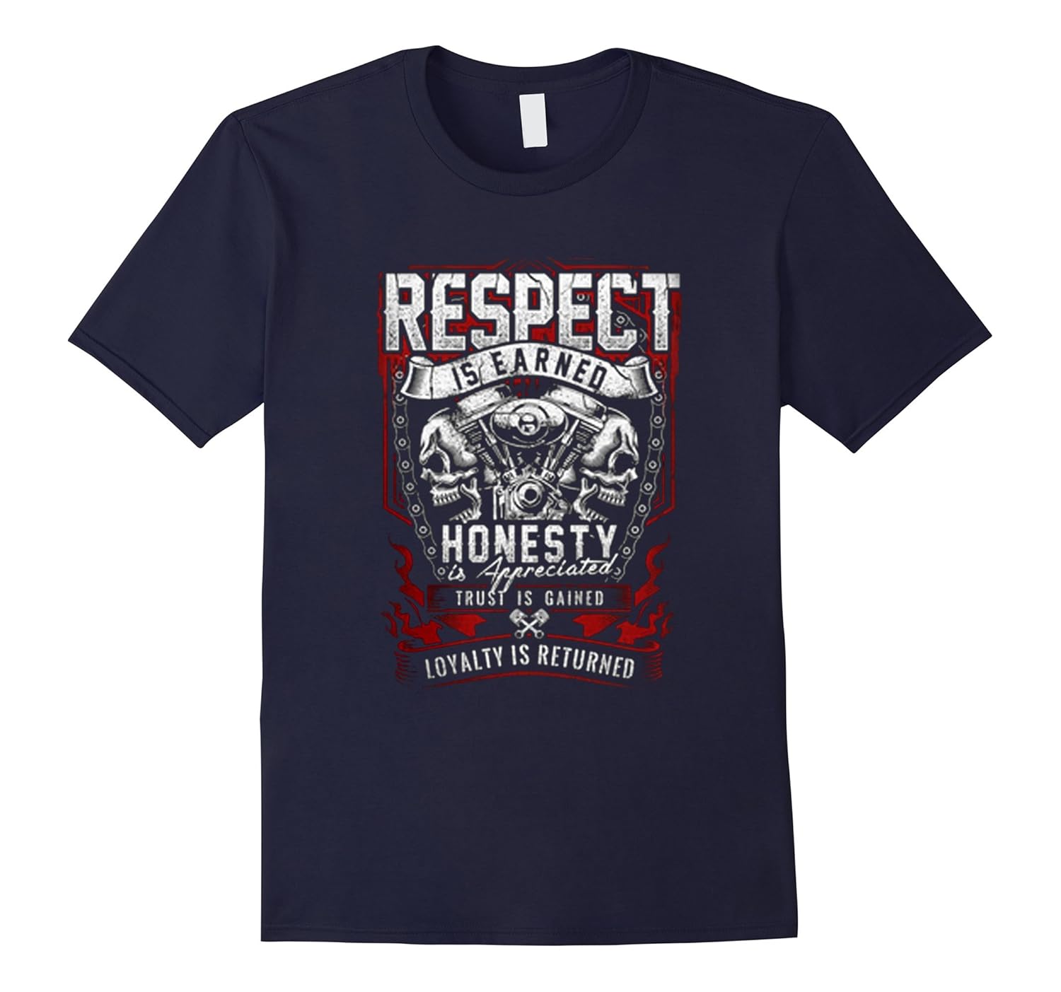 Respect Is Earned Honesty Is Appreciated Shirt-ANZ