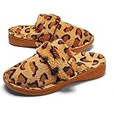 SOLLBEAM Womens Slippers House shoes with Arch Support Orthotic Heel Cup indoor outdoor sandals