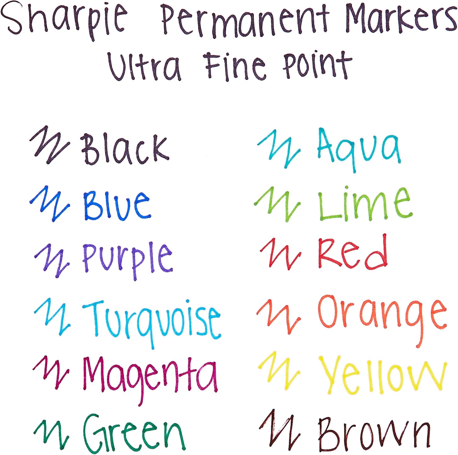 Sharpie 37003 Ultra-Fine Permanent Marker, Marks on Paper and Plastic, Resist Fading and Water, AP Certified, Blue Color, Pack of 12 : Sharpie Fine Markers : Office Products