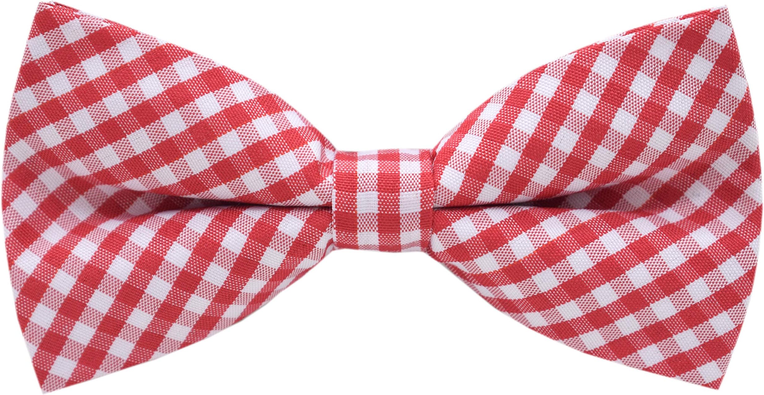 Carahere Handmade Boy's Plaid Bow Ties