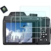 Screen Protector for Nikon Coolpix B500 Camera (for Accessories) [3+1 Pcs] | HUIPUXIANG 0.3mm High Definition 9H Hardness Optical LCD Premium Glass Protective Cover