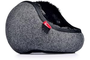 Harssidanzar Winter Earmuffs for Men, Unisex Adjustable Ear Muffs Women Foldable Ear Warmer HU311CA