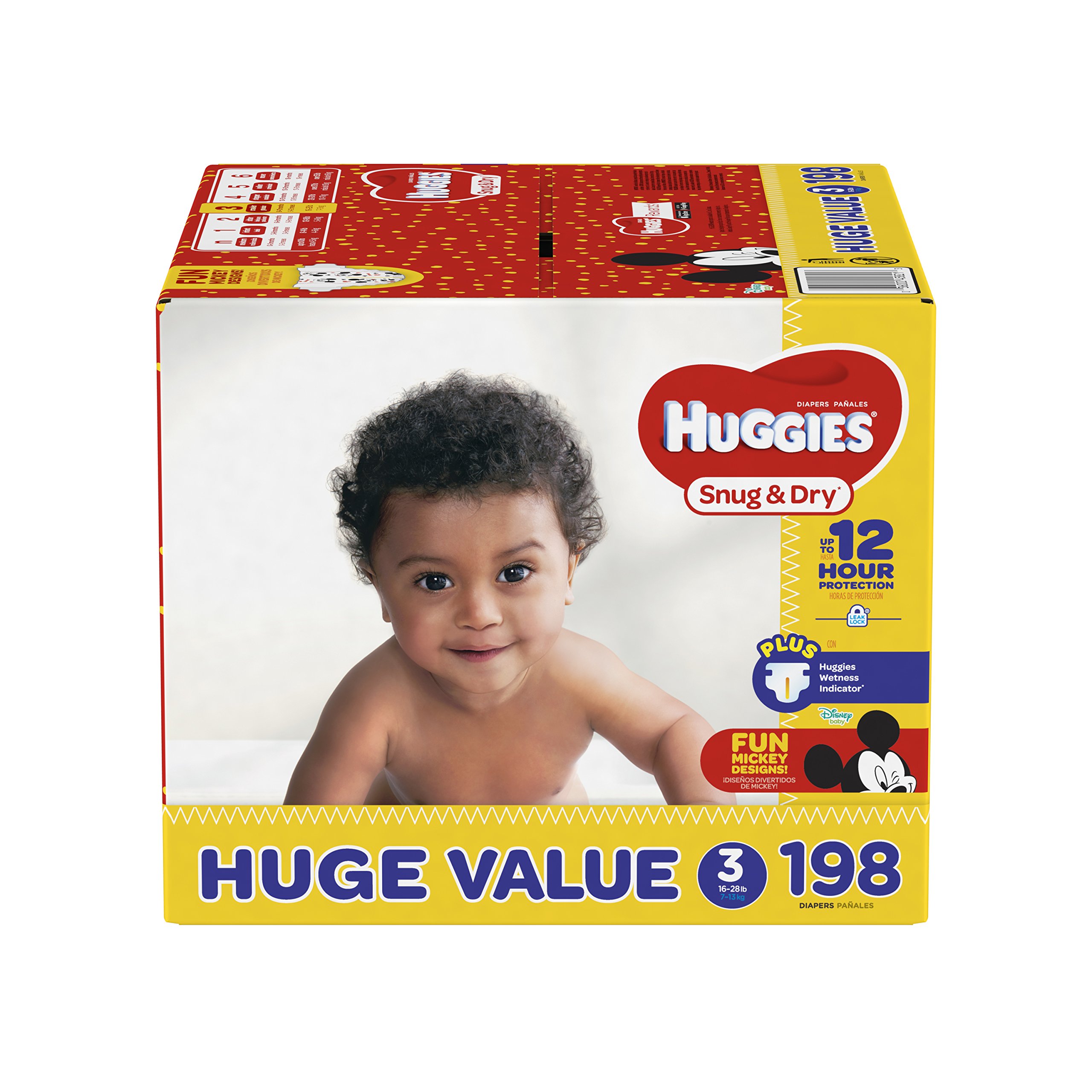 198 huggies diapers