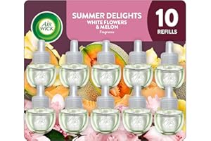 Air Wick Plug In Scented Oil Refill,Summer Delights, 10 ct