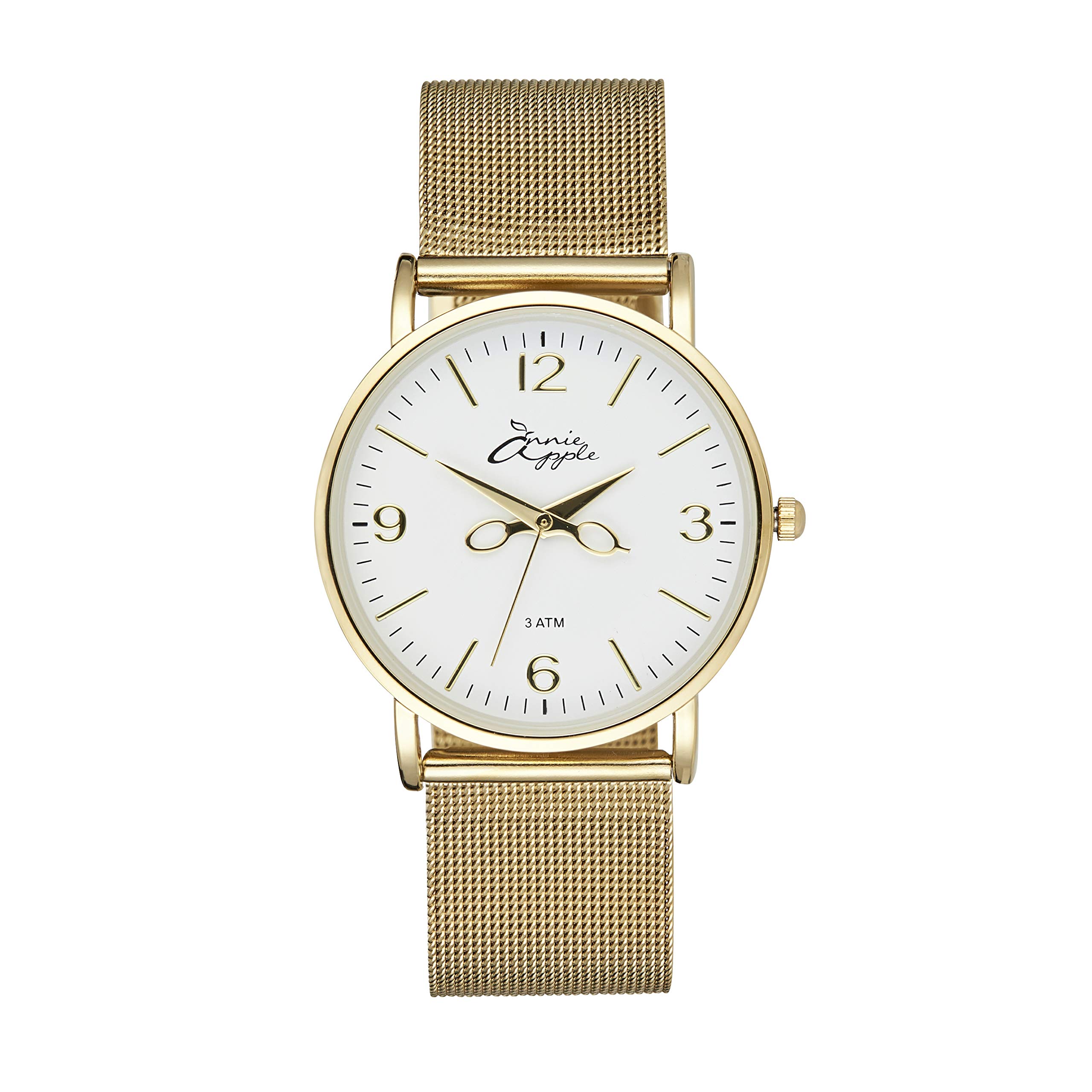 Annie Apple Ladies Designer Hairdresser Beautician Nurses Nurse Scissor Hands Gold Mesh Strap Wrist Watch …