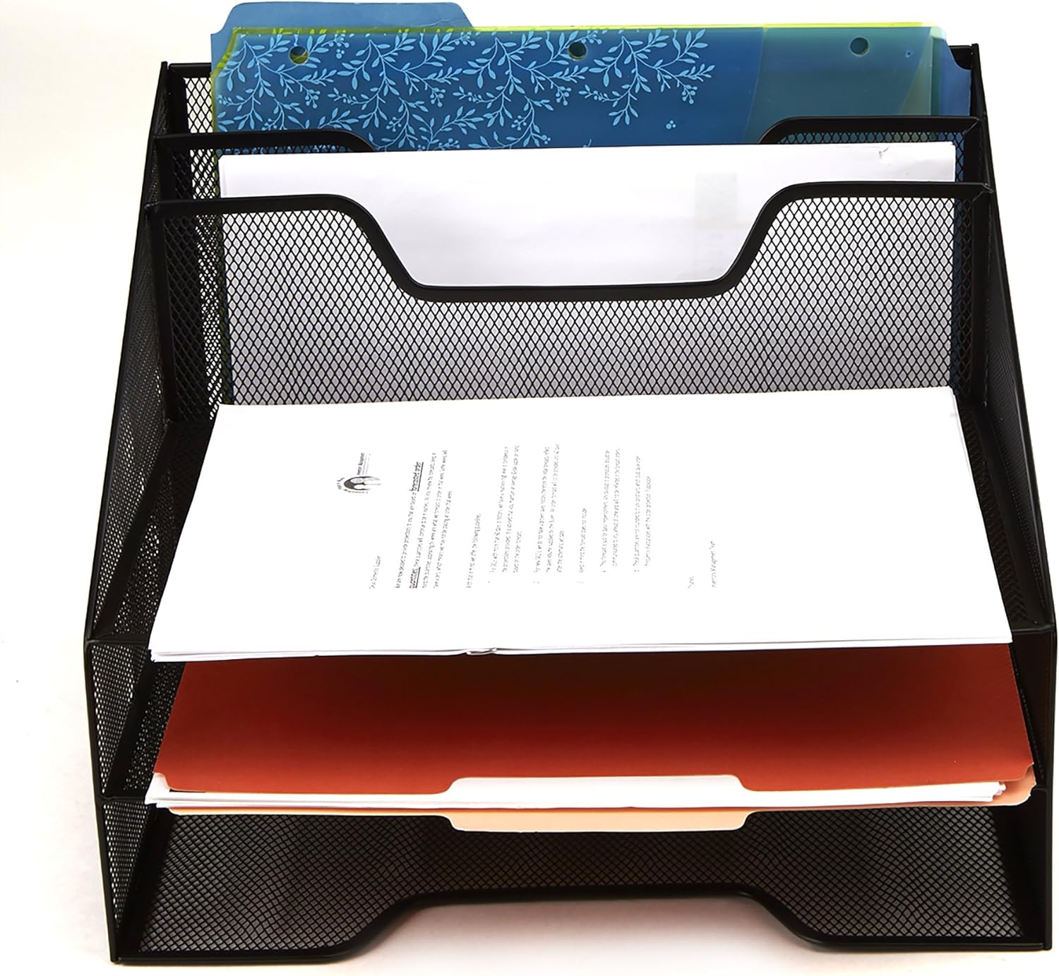 Mind Reader Mesh Organizer Storage, 5 Compartment, Black: Kitchen & Dining