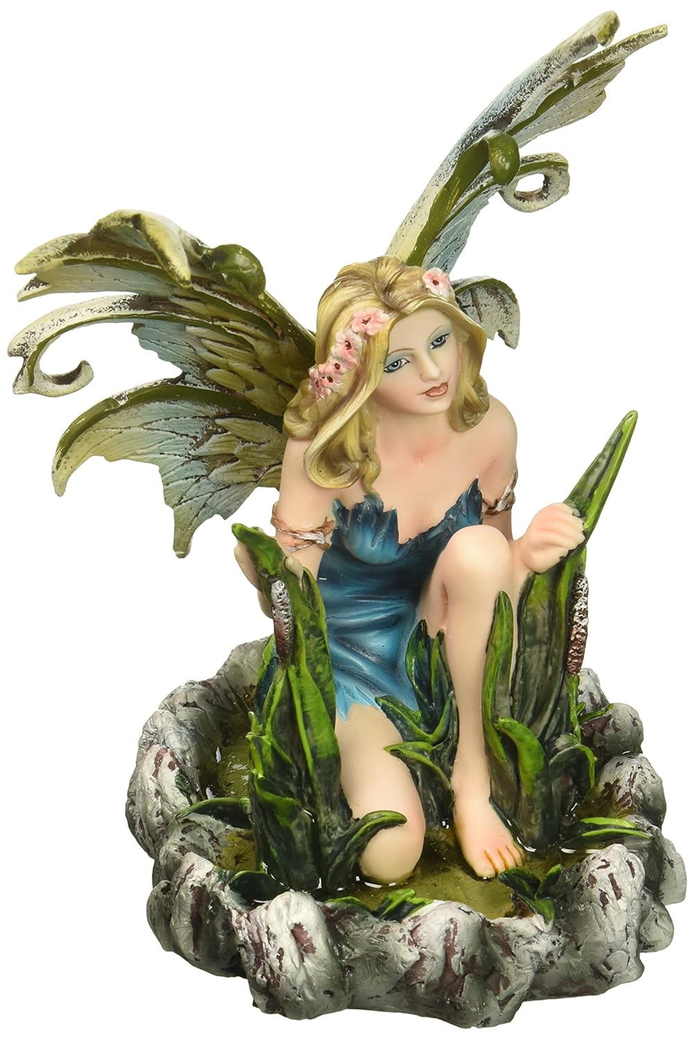 Major-Q G8091848 6.5" Blue Water Fairy Statue Figurine Home Decor Sculptures Polyresin