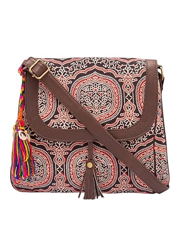 Vivinkaa Womens Sling Bag (Multicolor_Ethn-Slngpaslybr)