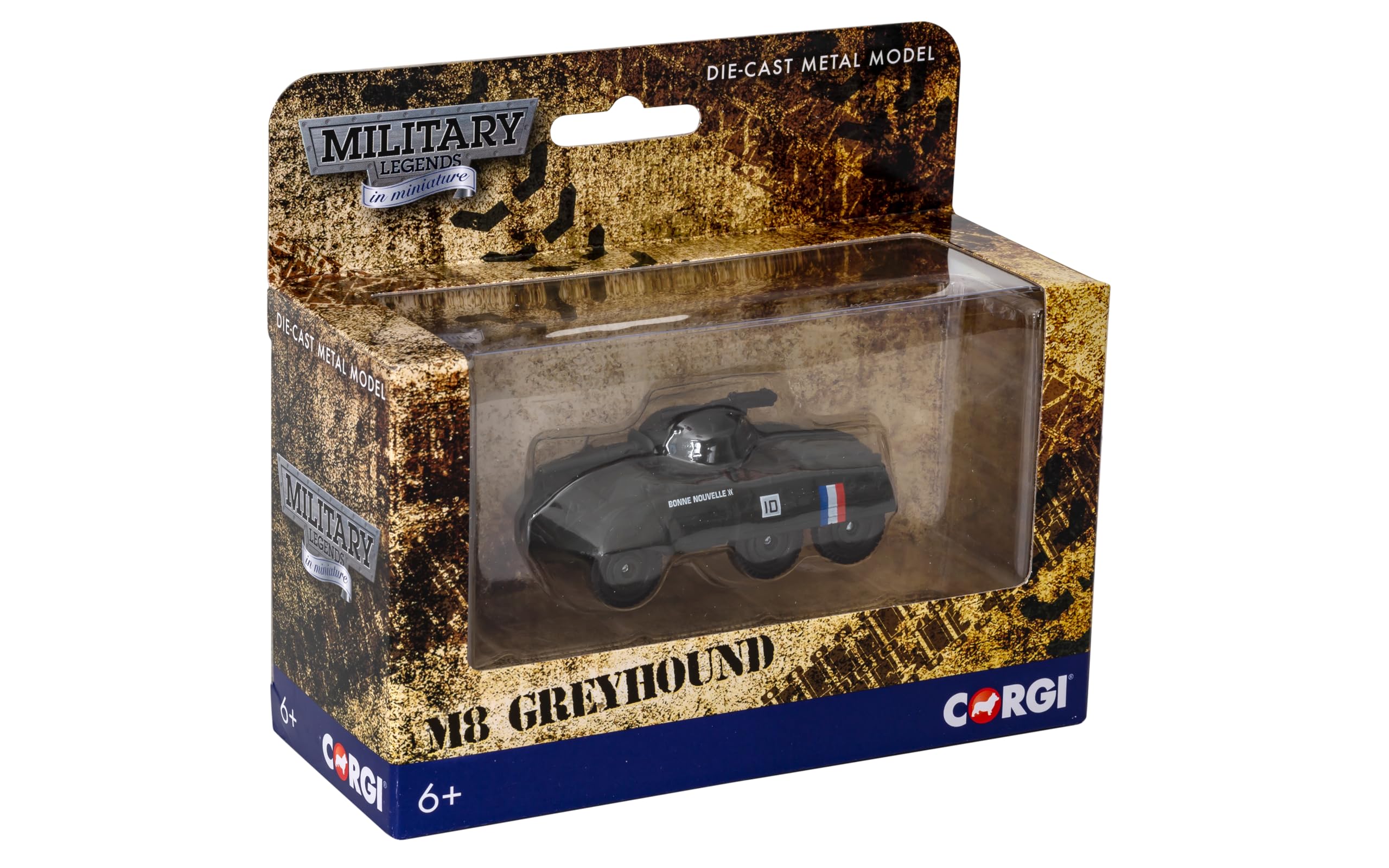 Corgi CS90640 MiM - M8 Greyhound - 14th Armoured Division - N-W Europe Show Case, Green