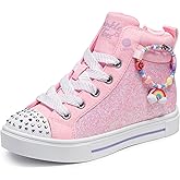 Skechers Girls' Twinkle Sparks Charm Bestie Sneakers
