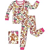 babee Reshinee Bamboo Viscose Toddler Girls Kids Pajamas Unicorn Mermaid Pjs Long Sleeve Snug fit 12M-8Y 2pcs Soft Jammies