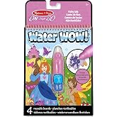 Melissa &amp; Doug On the Go Water Wow! Fairy Tale Activity Pad Toy | 4 Reusable Fairy Tale Boards, Refillable Water Pen, Mess-Free Travel Toys, Arts &amp; Crafts, Preschool Toys for Kids, Ages 3+