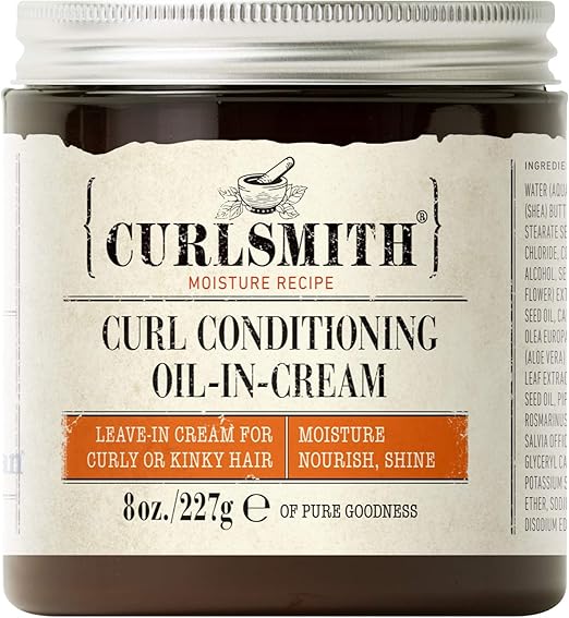 Curlsmith Curl Conditioning Oil in Cream Vegan Leave in Conditioner