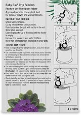 Baby Bio Houseplant Drip Feeders 4x40ml Ready To Use Fertiliser view 10