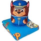Northwest Paw Patrol Pup Time Hugger Pillow & Silk Touch Throw Blanket Set, Stuffed Animal, 50x60 inches and 11 inch Plushie